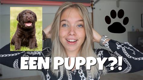 WIJ KRIJGEN EEN PUPPY! 